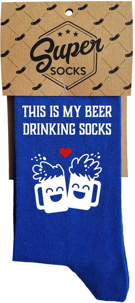 Kojinės "This is my beer drinking socks"