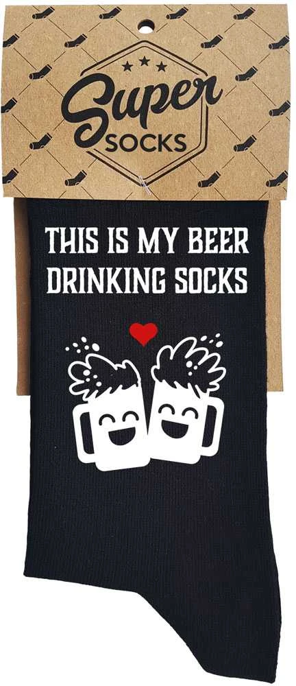 Kojinės "This is my beer drinking socks"