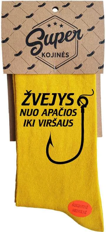 Kojinės "Žvejys nuo apačios iki viršaus"