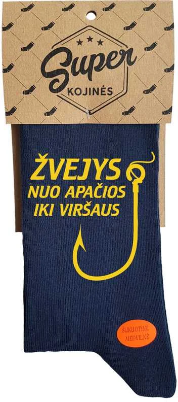Kojinės "Žvejys nuo apačios iki viršaus"