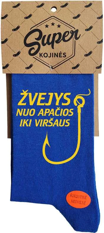 Kojinės "Žvejys nuo apačios iki viršaus"