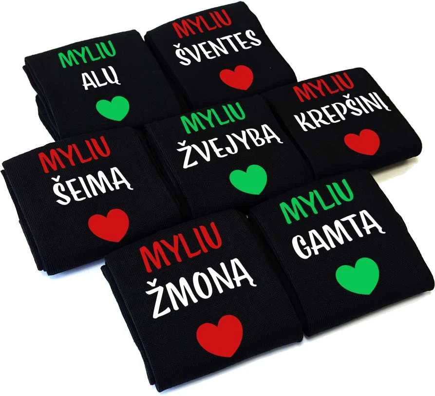 Kojinių komplektas "Myliu kiekvieną dieną"