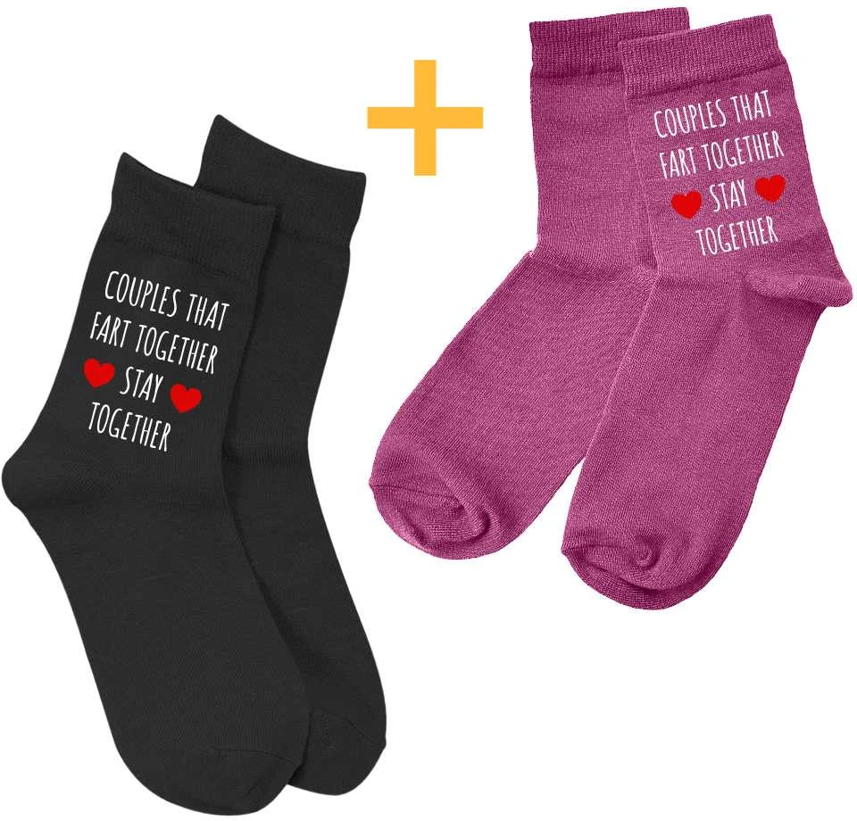 Kojinių komplektas porai "Fart together"
