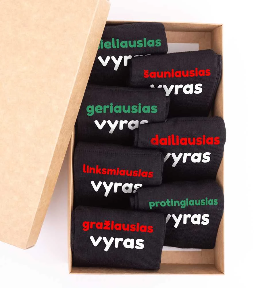Kojinių komplektas "Tiesiog tobulas vyras"