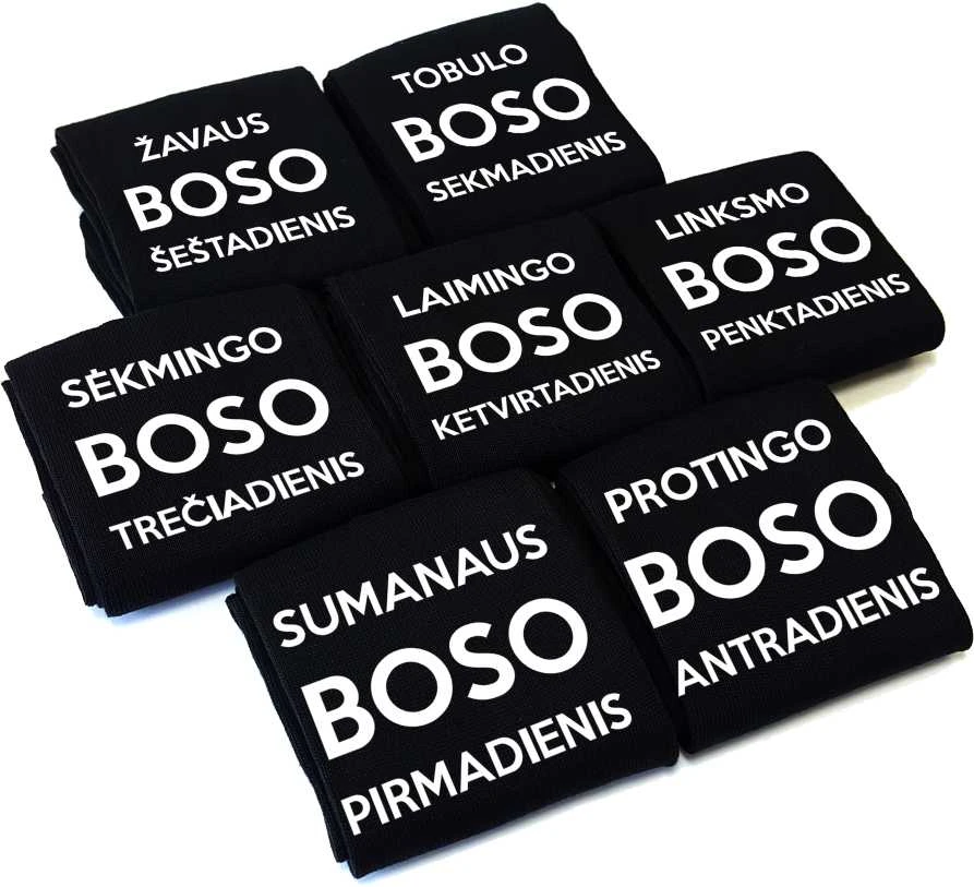 Kojinių komplektas "Tobulo boso savaitė"