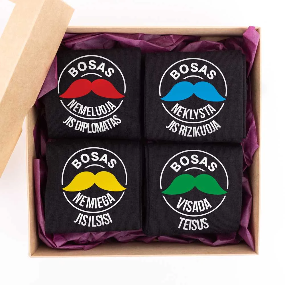 Kojinių rinkinys "Bosas visada teisus"