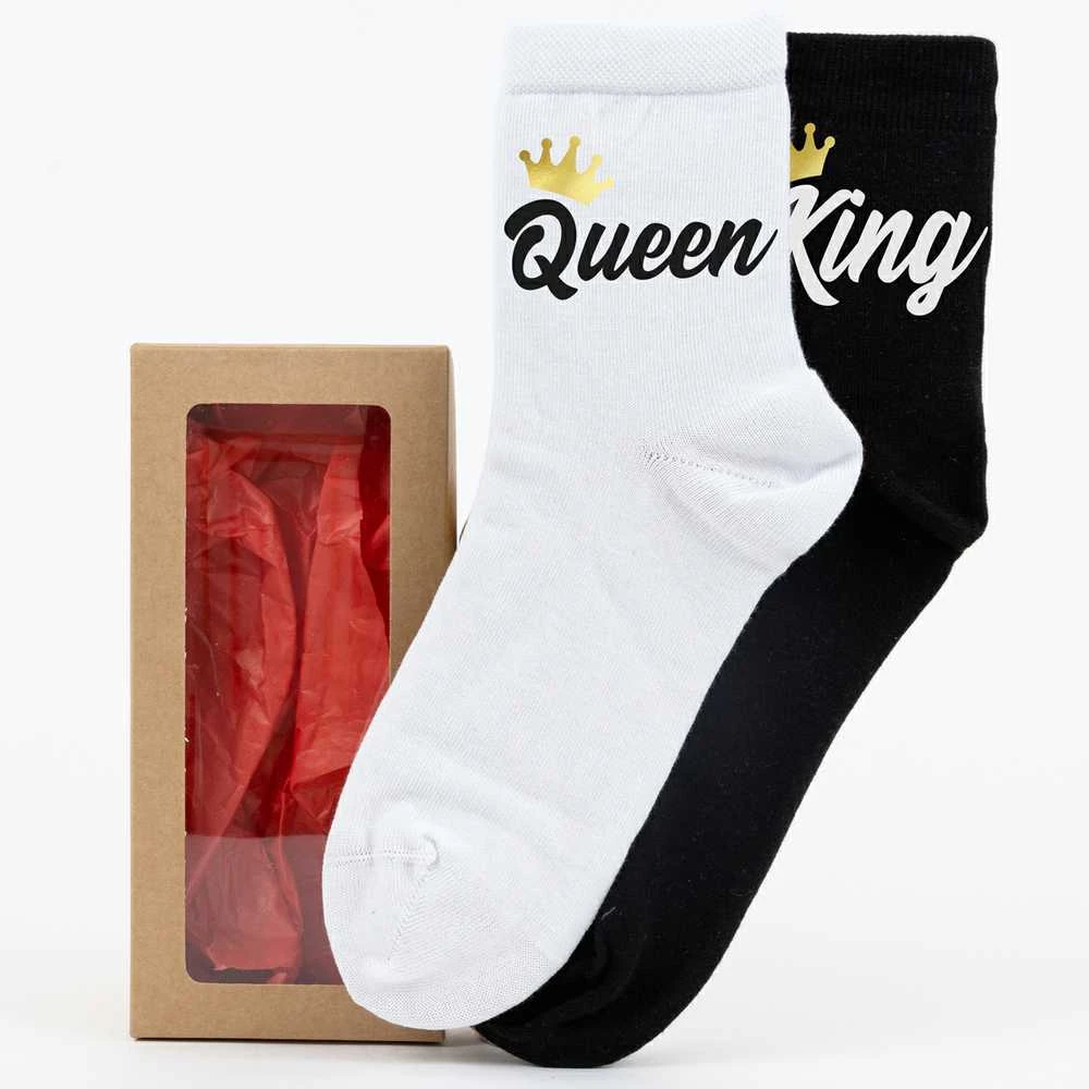 Kojinių rinkinys porai "King & Queen"