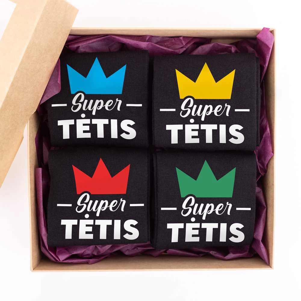Kojinių rinkinys "Super Tėtis"