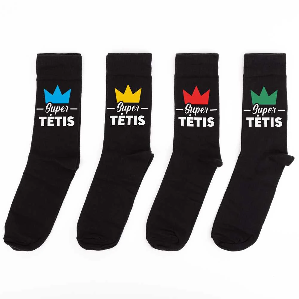Kojinių rinkinys "Super Tėtis"