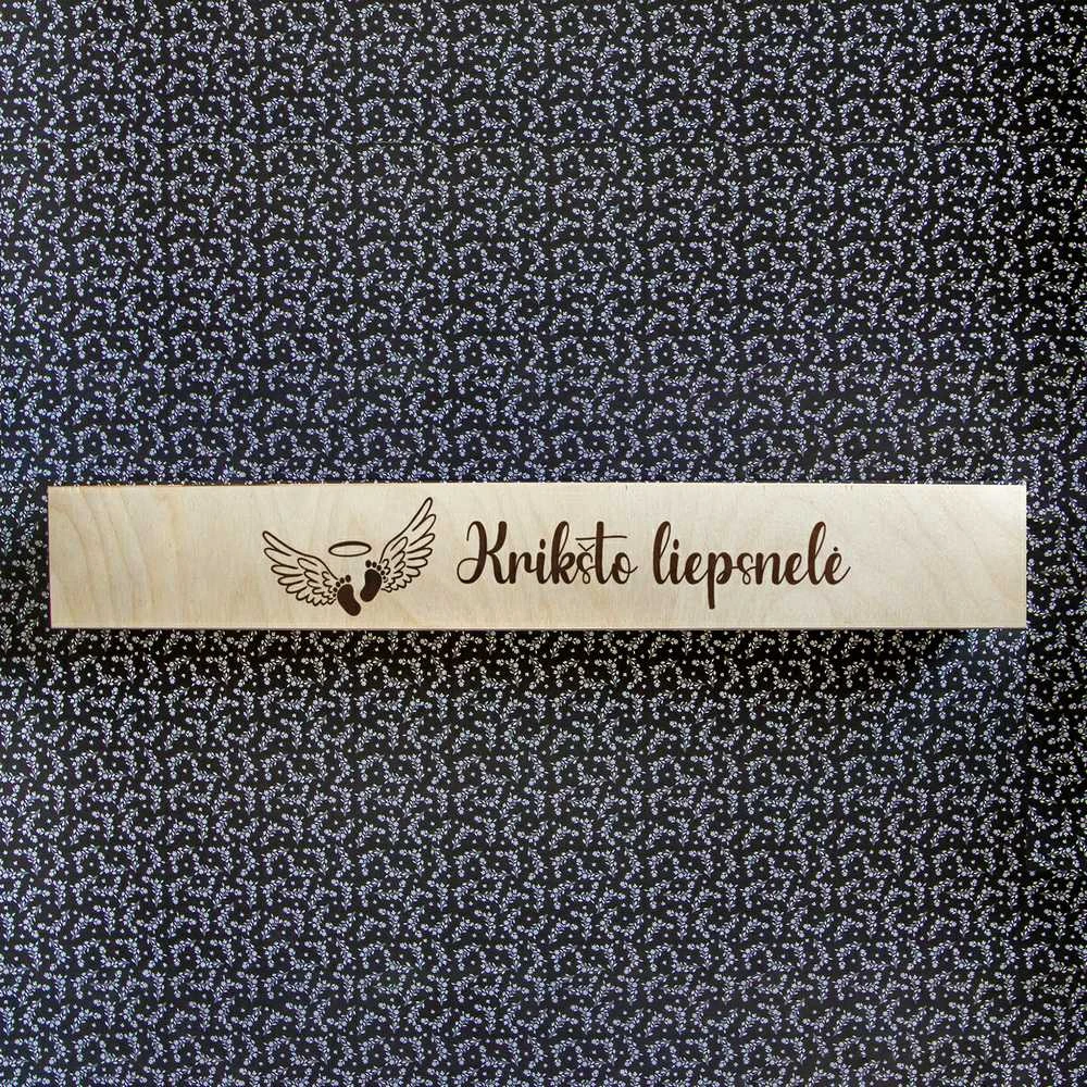 Krikšto žvakės dėžutė "Krikšto liepsnelė"