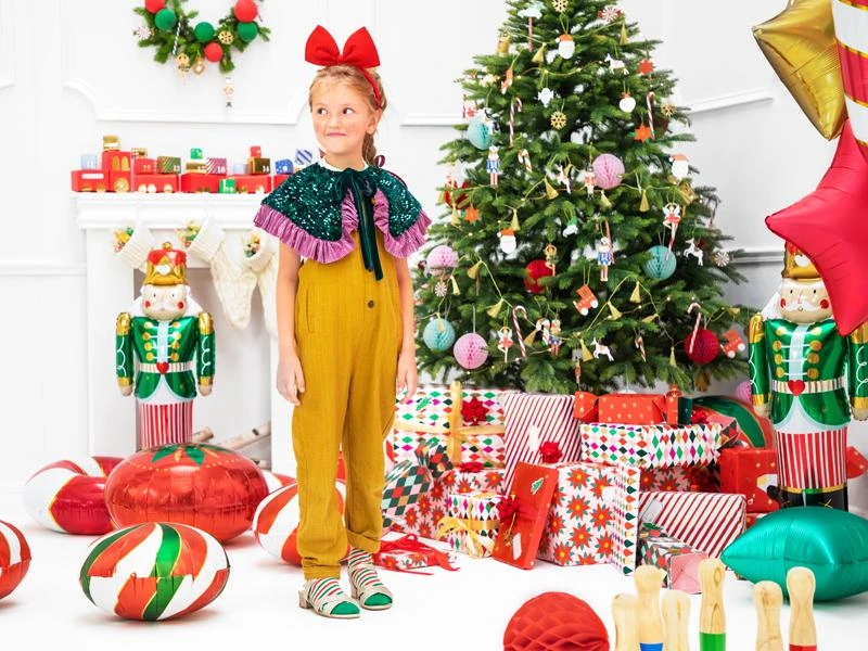 PartyDeco Lankelis su raudonu kaspinu