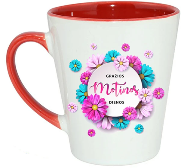 Latte puodelis "Gražios Motinos dienos"