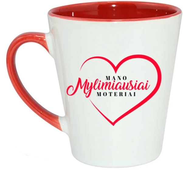 Latte puodelis "Mylimiausiai moteriai"