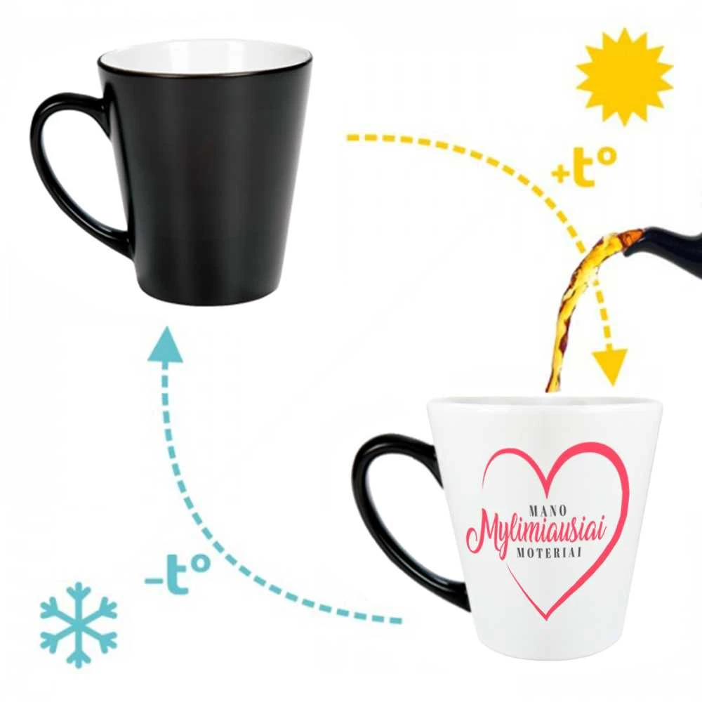 Latte puodelis "Mylimiausiai moteriai"