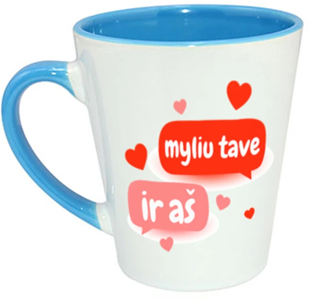 Latte puodelis "Myliu tave"