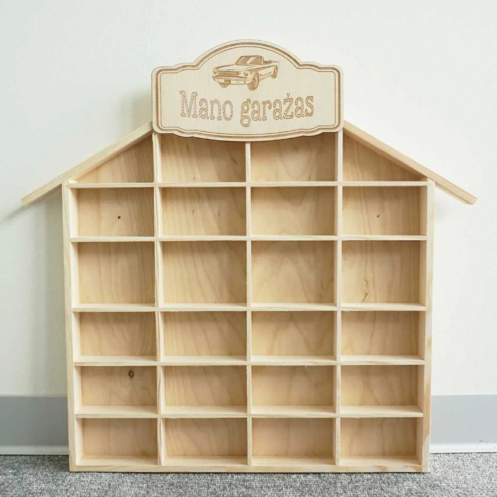 Lentyna - mašinėlių garažas "Mano garažas"