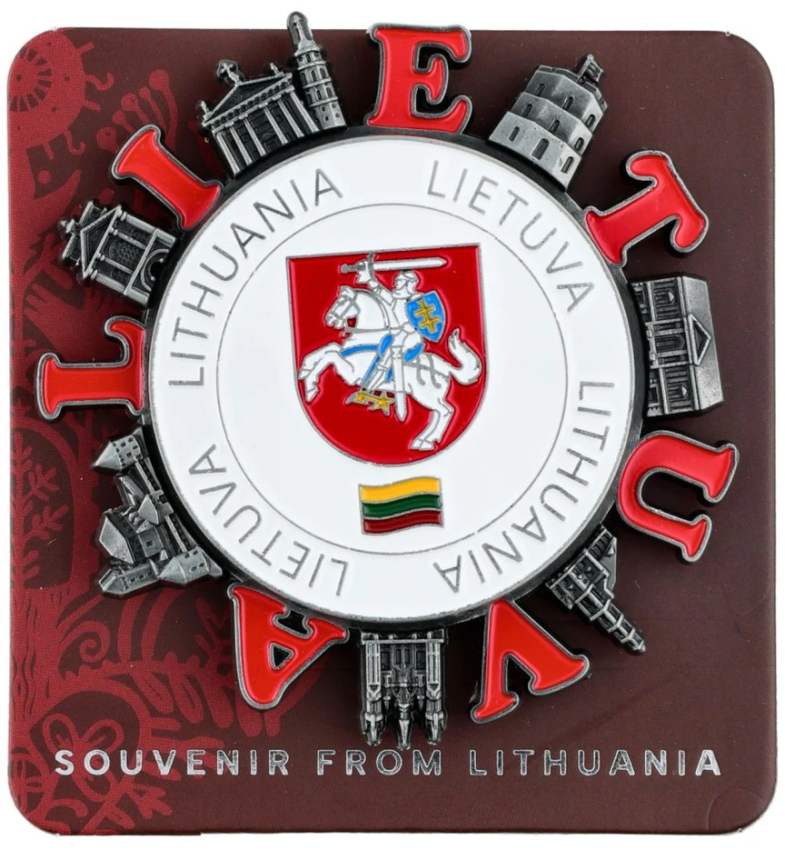 Magnetas "Lietuva" su besisukančia detale