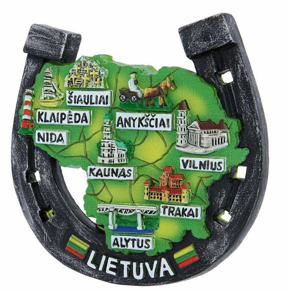 Magnetas "Pasaga su Lietuvos žemėlapiu"