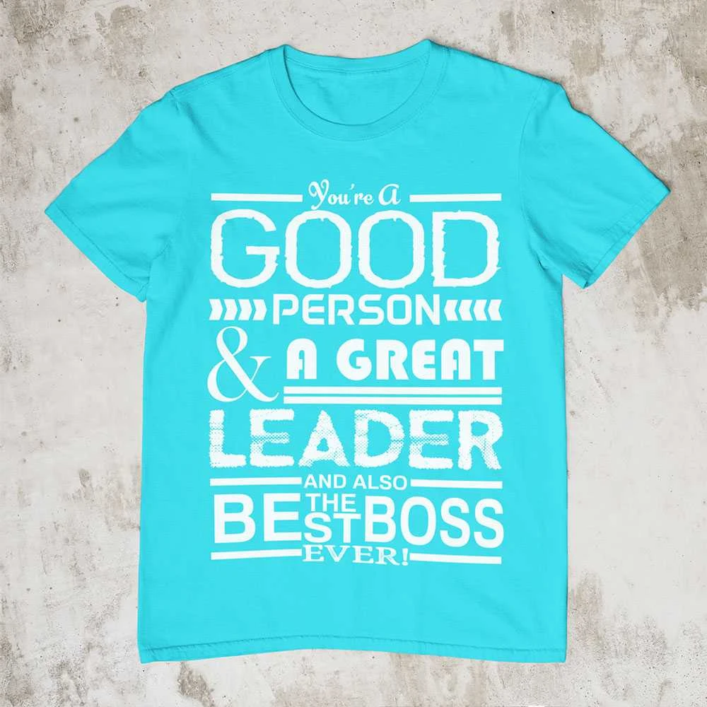 Marškinėliai "A Great Leader"