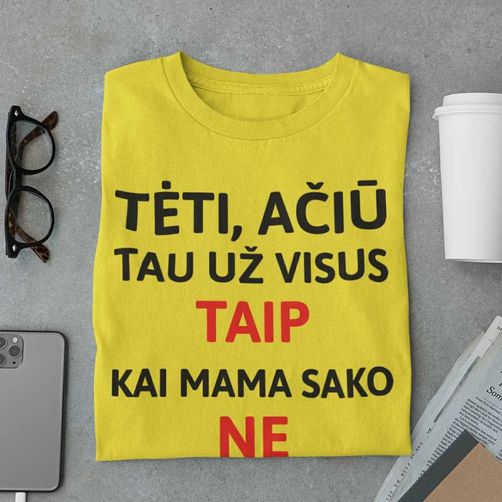 Marškinėliai "Ačiū, Tėti"