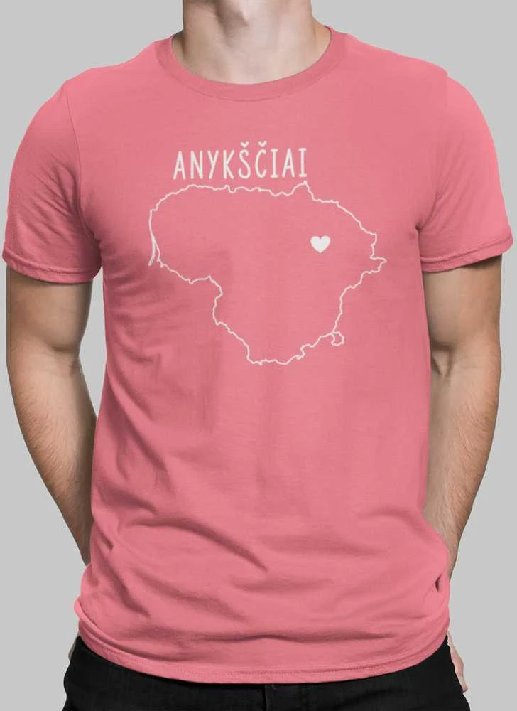 Marškinėliai "Anykščiai - širdis"