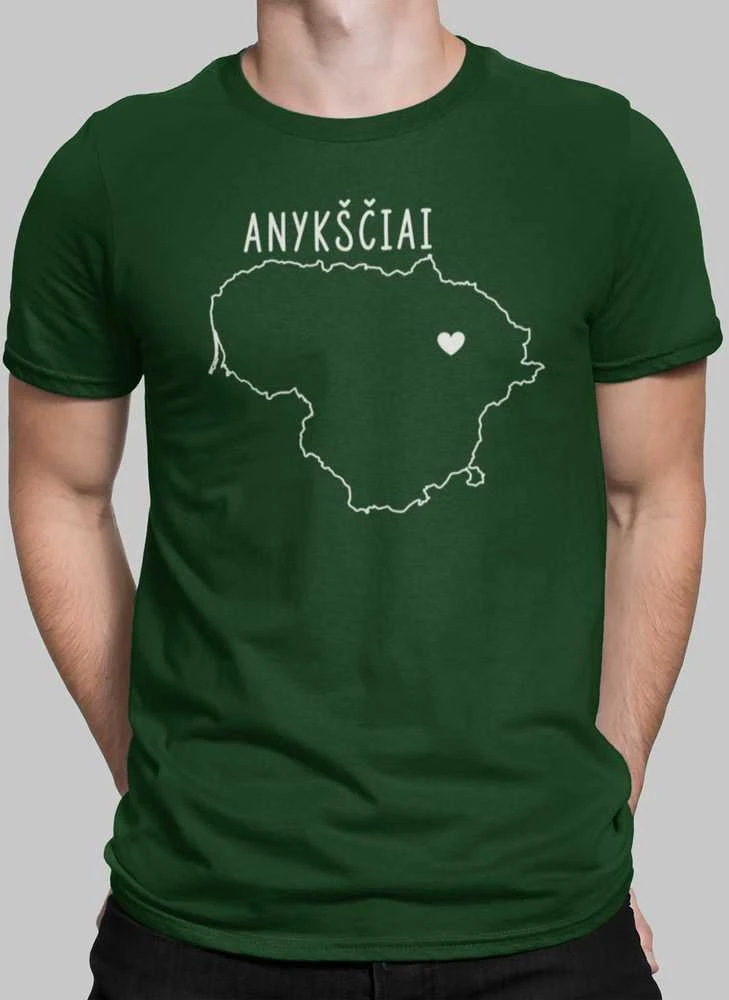 Marškinėliai "Anykščiai - širdis"