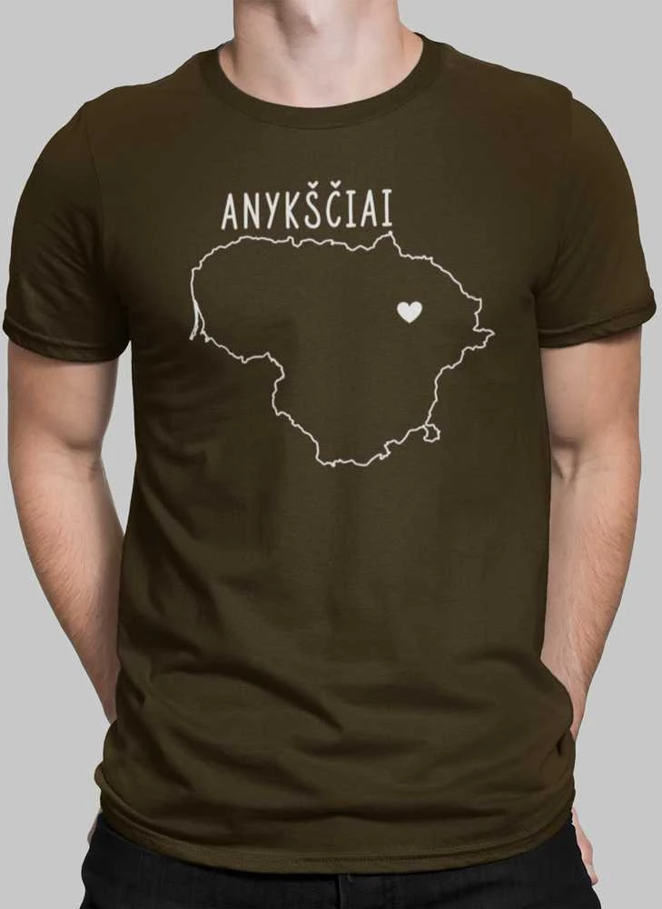 Marškinėliai "Anykščiai - širdis"