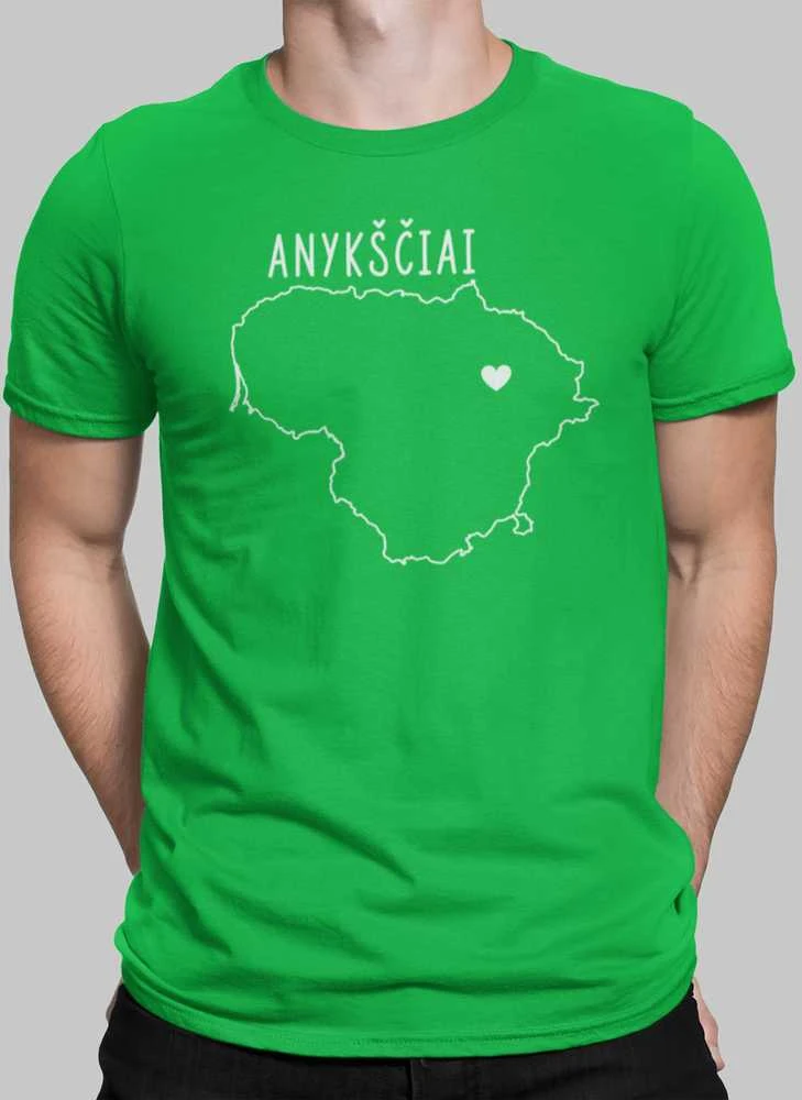 Marškinėliai "Anykščiai - širdis"