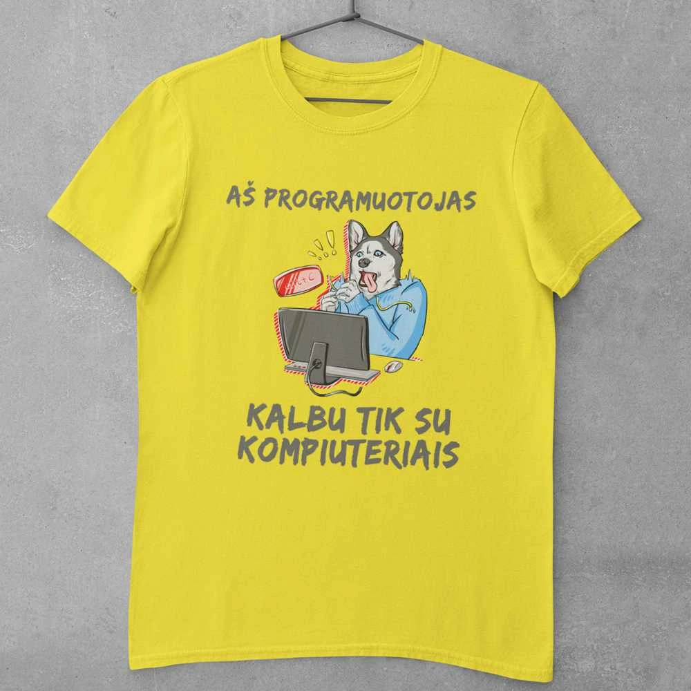 Marškinėliai "Aš esu programuotojas"