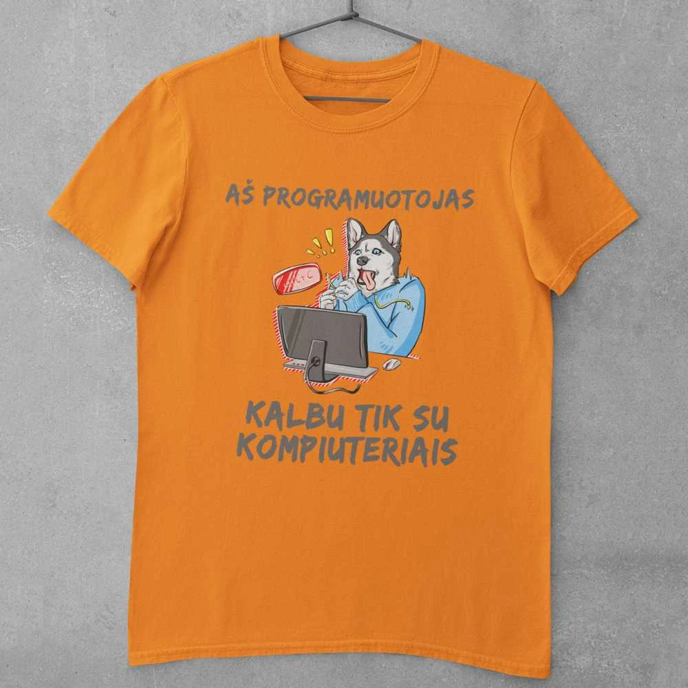 Marškinėliai "Aš esu programuotojas"