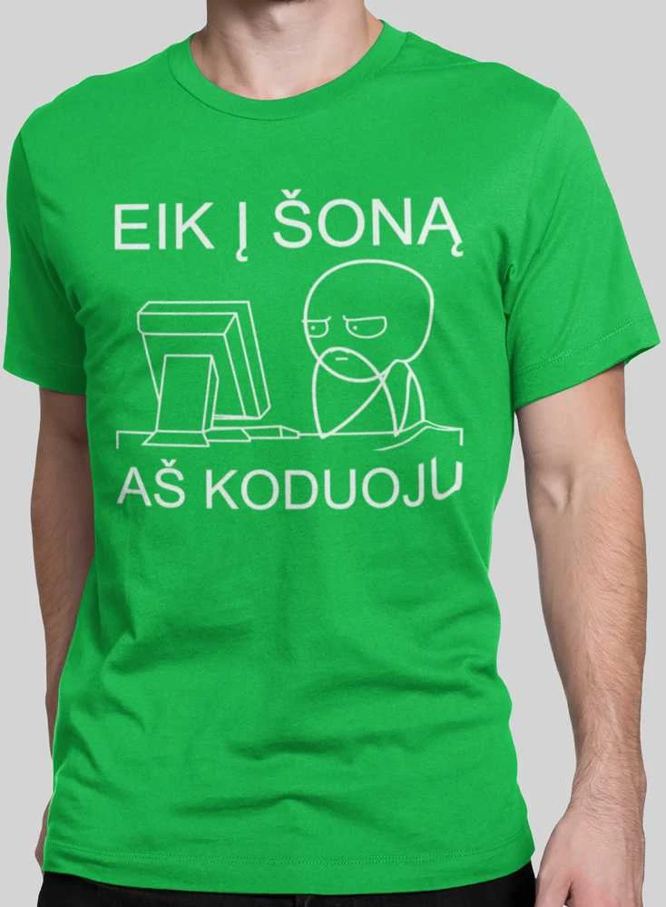 Marškinėliai "Aš koduoju"