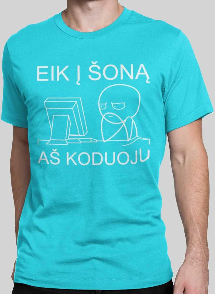 Marškinėliai "Aš koduoju"