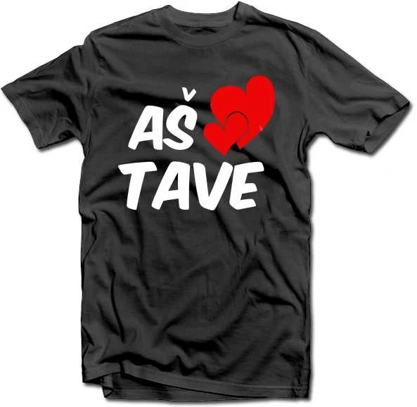 Marškinėliai "Aš myliu tave"