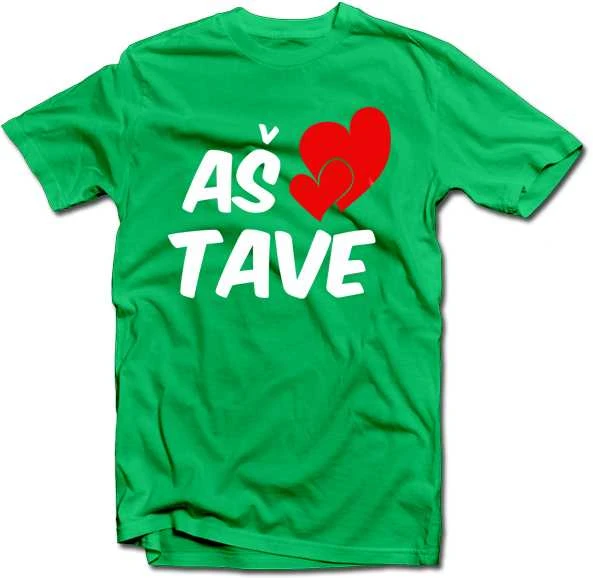 Marškinėliai "Aš myliu tave"