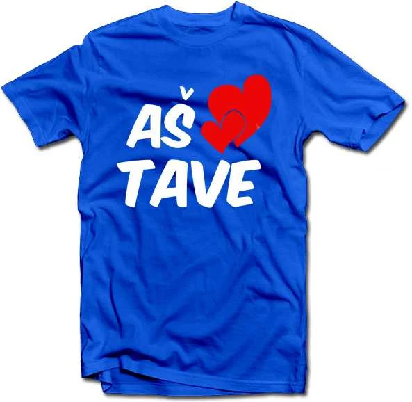 Marškinėliai "Aš myliu tave"