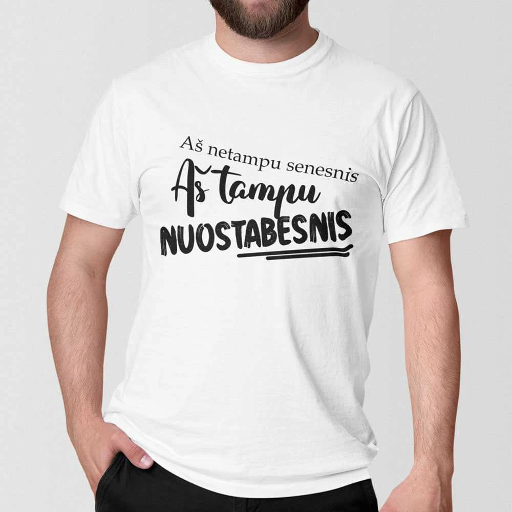 Marškinėliai "Aš netampu senesnis"