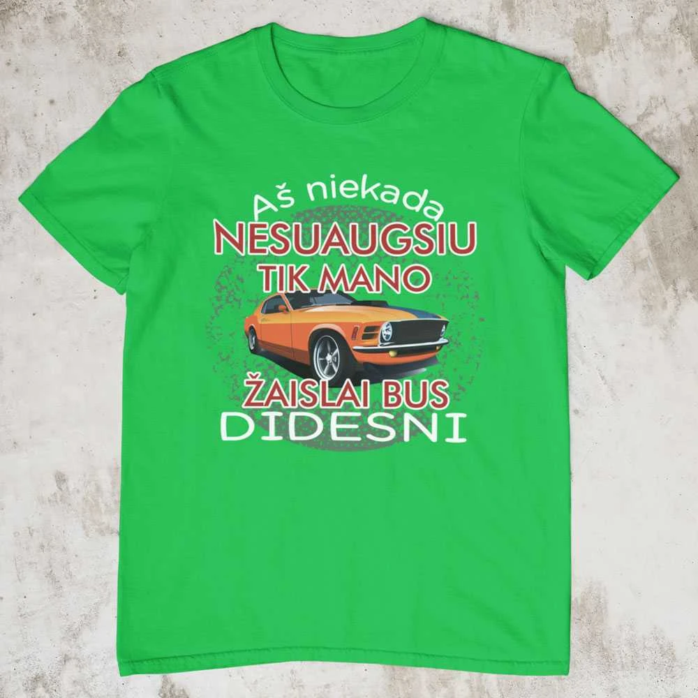 Marškinėliai "Aš niekada nesuaugsiu"