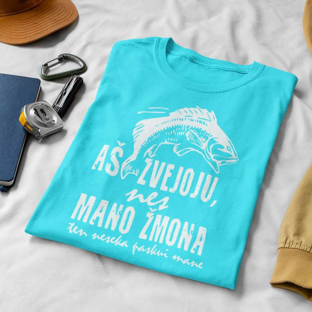 Marškinėliai "Aš žvejoju"