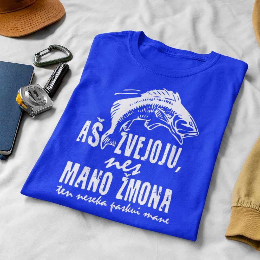Marškinėliai "Aš žvejoju"
