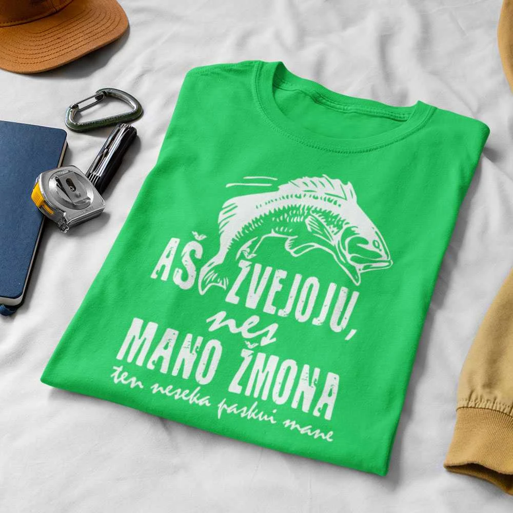 Marškinėliai "Aš žvejoju"