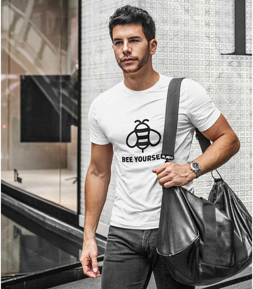 Marškinėliai "Bee yourself"