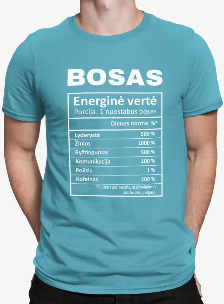 Marškinėliai "Boso sudėtis"