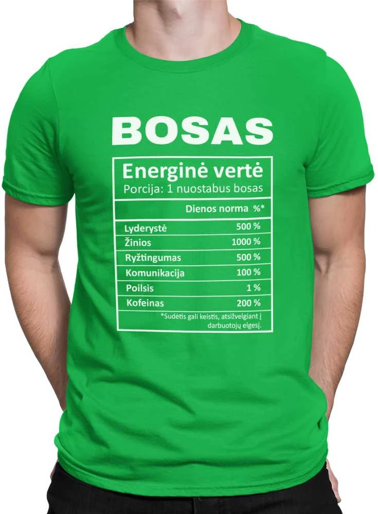 Marškinėliai "Boso sudėtis"