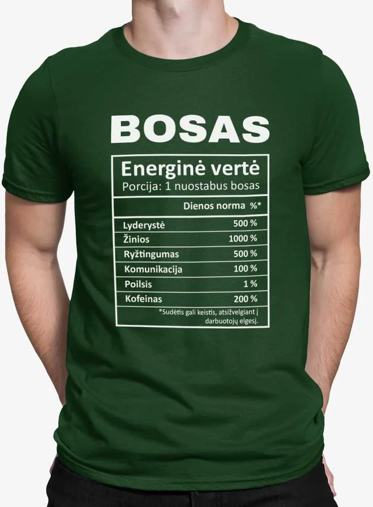 Marškinėliai "Boso sudėtis"