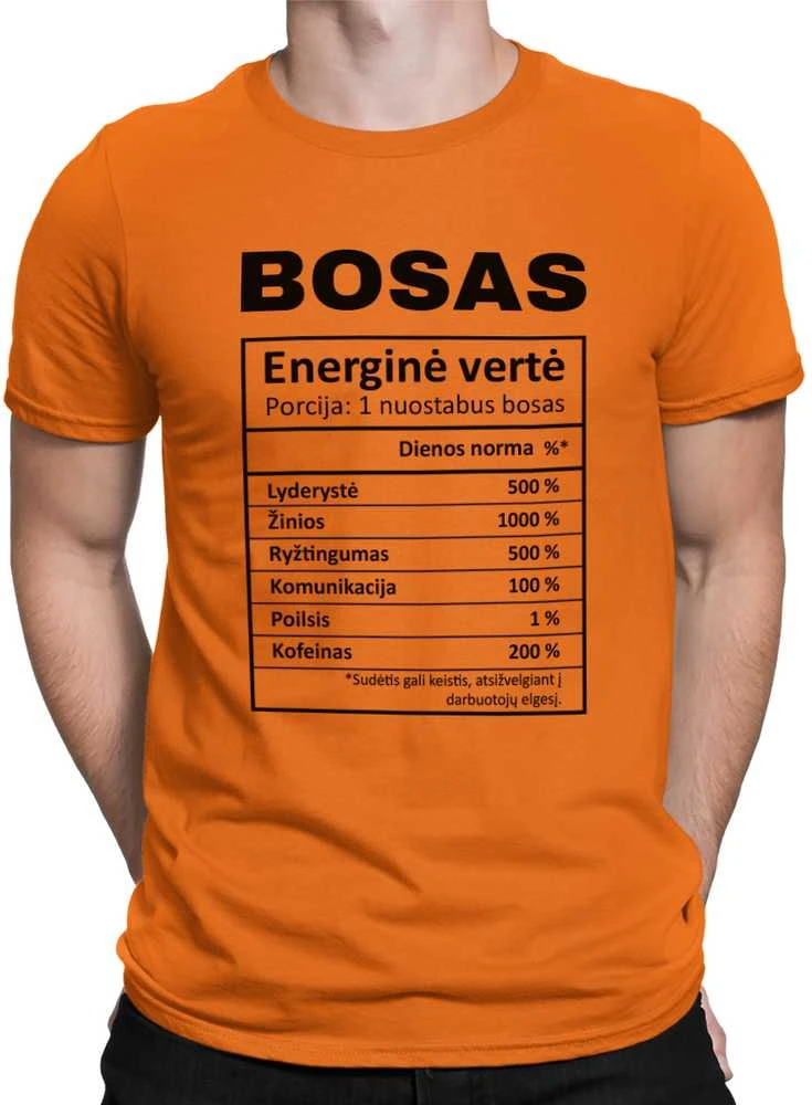 Marškinėliai "Boso sudėtis"