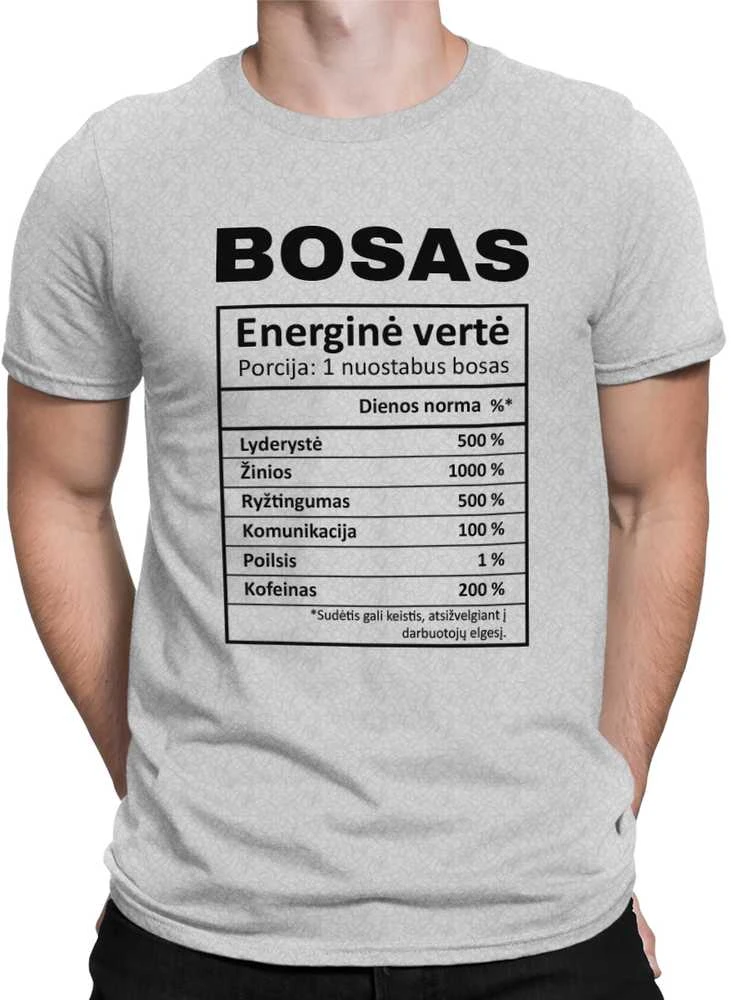 Marškinėliai "Boso sudėtis"