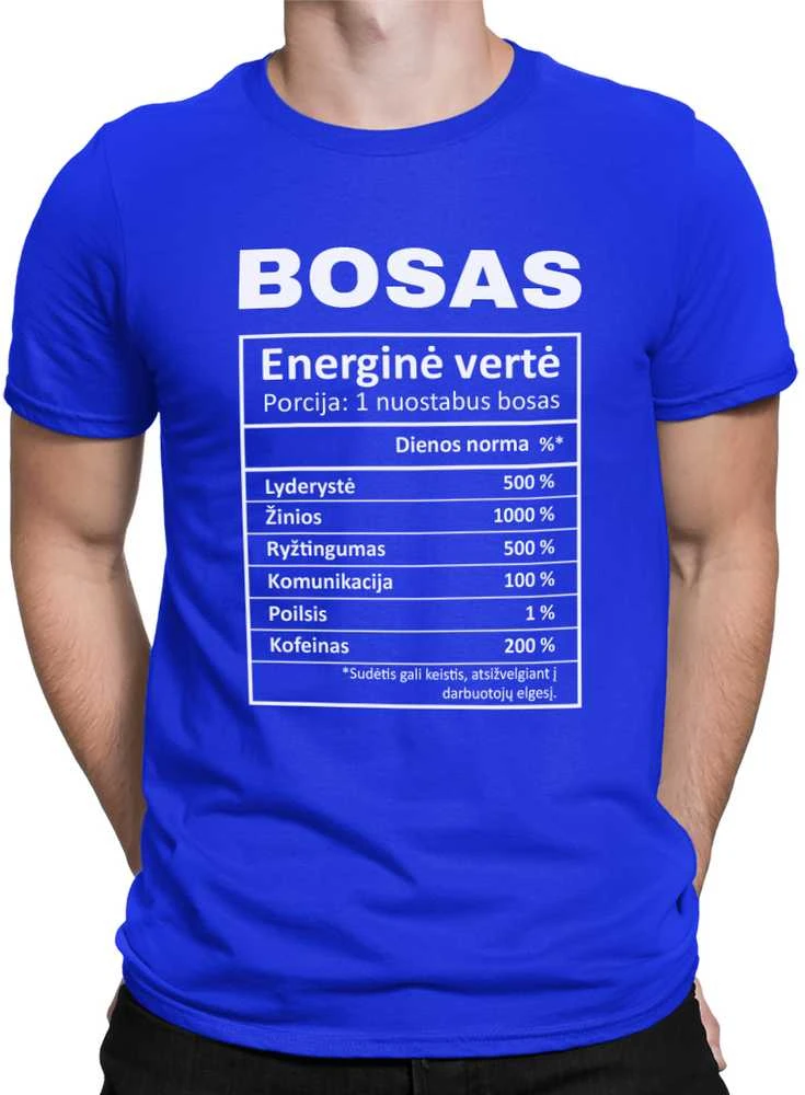 Marškinėliai "Boso sudėtis"