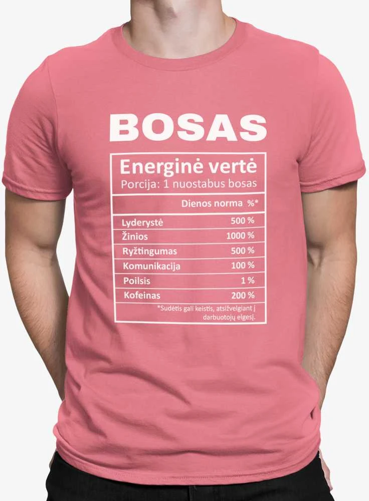 Marškinėliai "Boso sudėtis"