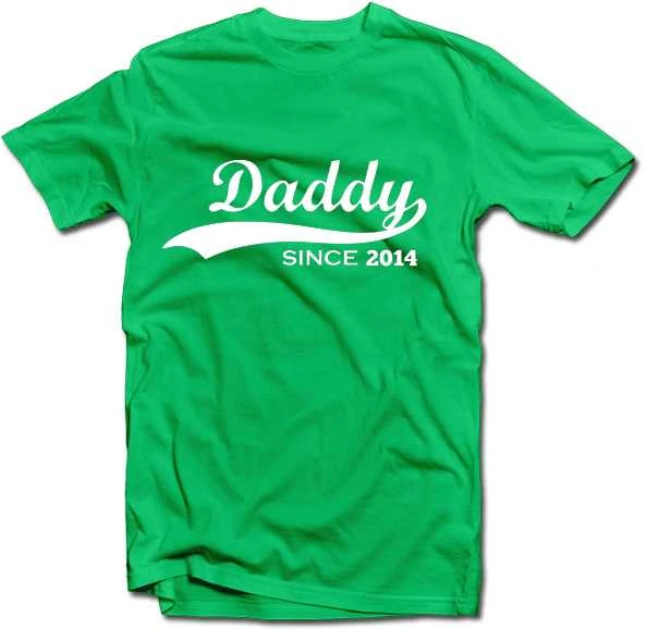 Marškinėliai "Daddy since" su Jūsų pasirinktais metais