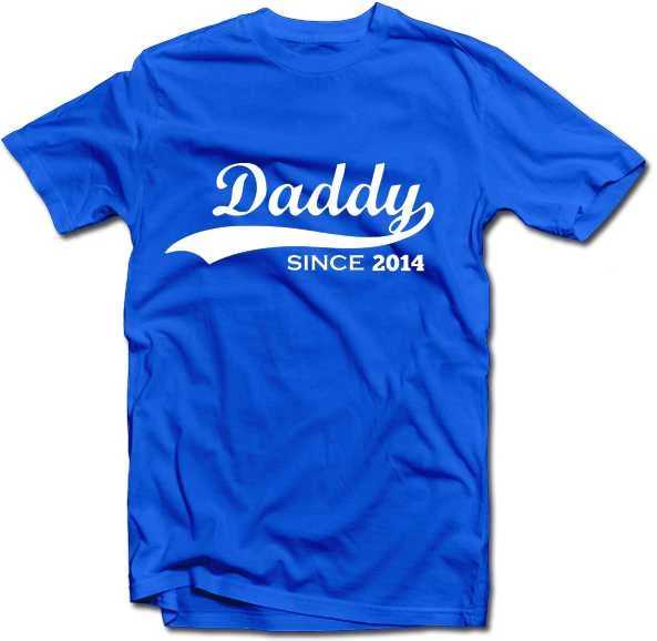 Marškinėliai "Daddy since" su Jūsų pasirinktais metais